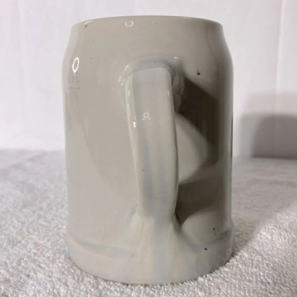 Vintage Old Germany Beige Stoneware Eagle Crest Beer Mug Stein - Picture 5 of 14